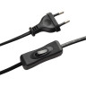 Настольная лампа LUMION ELSA 8037/1T MODERNI LN25 Е27 60W 220V черный/серый/золотой, металл/текстиль
